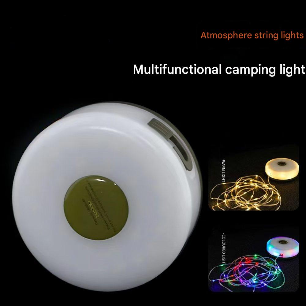 ✨ Tape measure atmosphere light · Rechargeable color string light · Camping essential