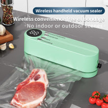 Mini Wireless Vacuum Sealer Household Rechargeable Laminator Kitchen Packaging Machine