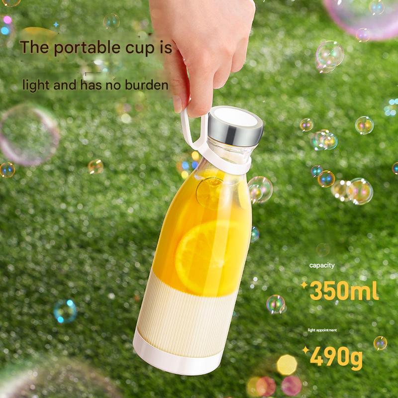 Portable juicer with USB charging · Portable mini juicer · Instant juice and drink on the go