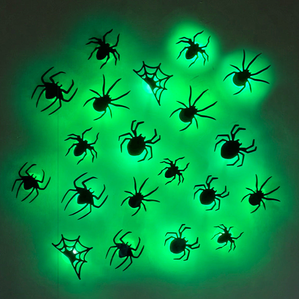 🎃Halloween 3D Spider Bat LED Ambiance Flashing Light👻