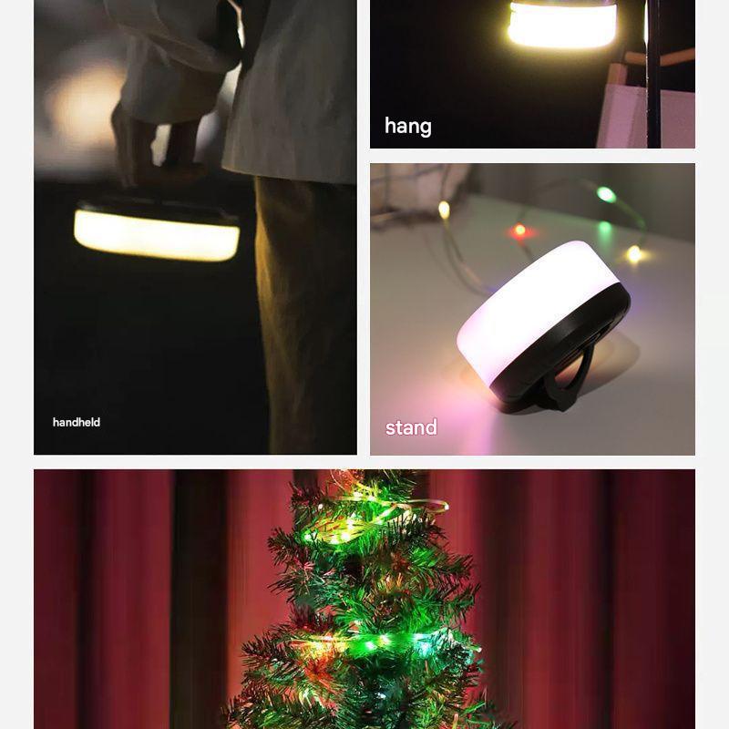 ✨ Tape measure atmosphere light · Rechargeable color string light · Camping essential