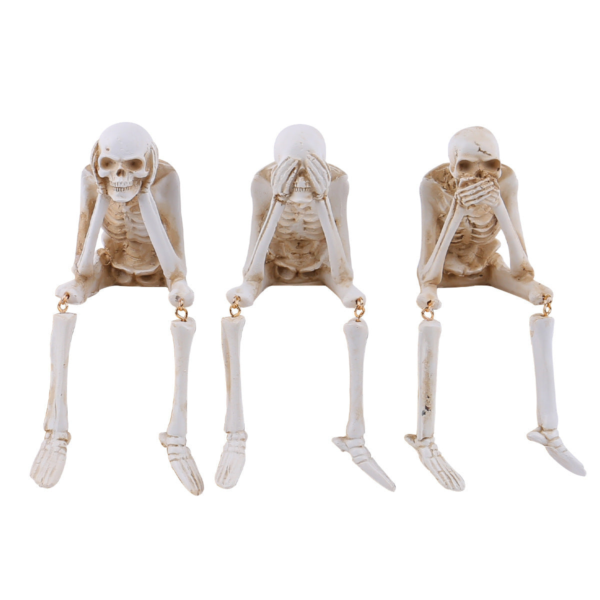 👻New Halloween Leg-Hanging Skeleton 🔥Halloween Resin Ornaments
