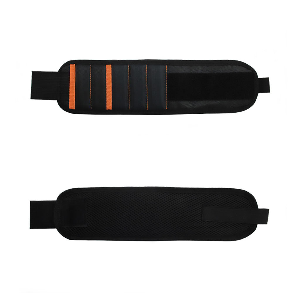 Magnetic Wrist Strap, Tool for Holding Screws and Drill Bits - Adjustable Velcro Strap, Breathable, Suitable for Men, DIY Craftsmen - Gift