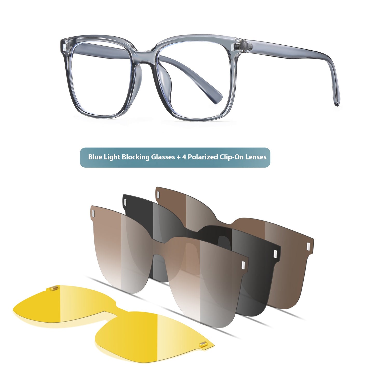 đNew Tiktok magnetic sleeve mirrorđPolarized glasses clipâ¤Buy one round of five