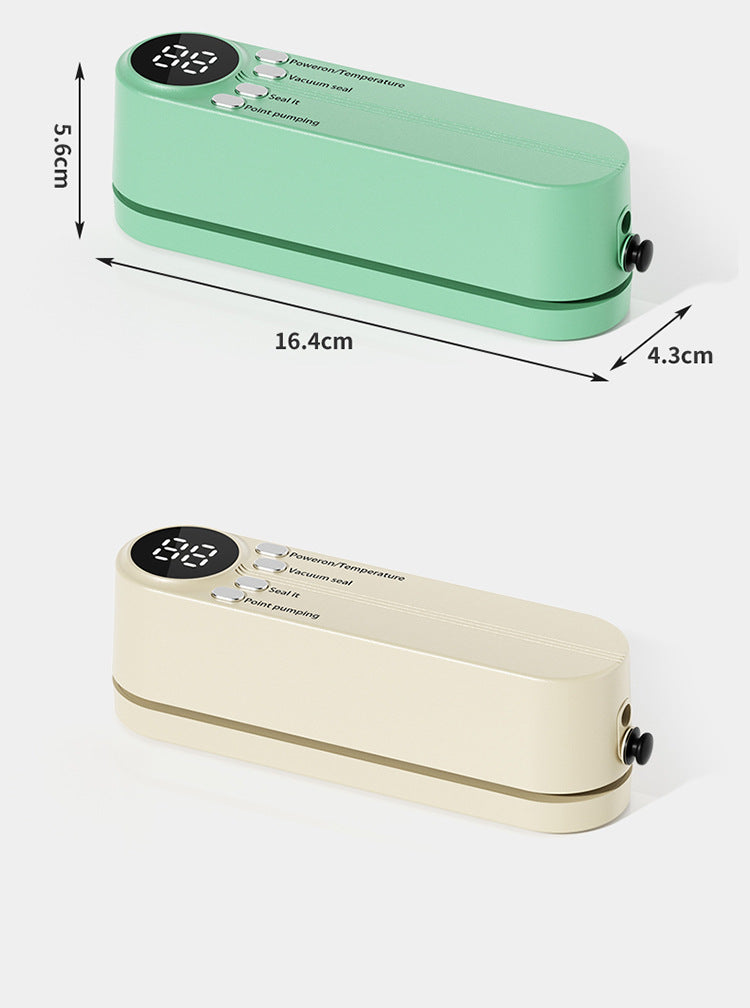 Mini Wireless Vacuum Sealer Household Rechargeable Laminator Kitchen Packaging Machine