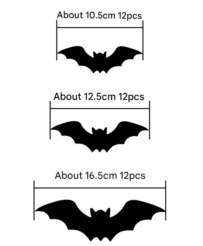 🎃Halloween 3D Spider Bat LED Ambiance Flashing Light👻