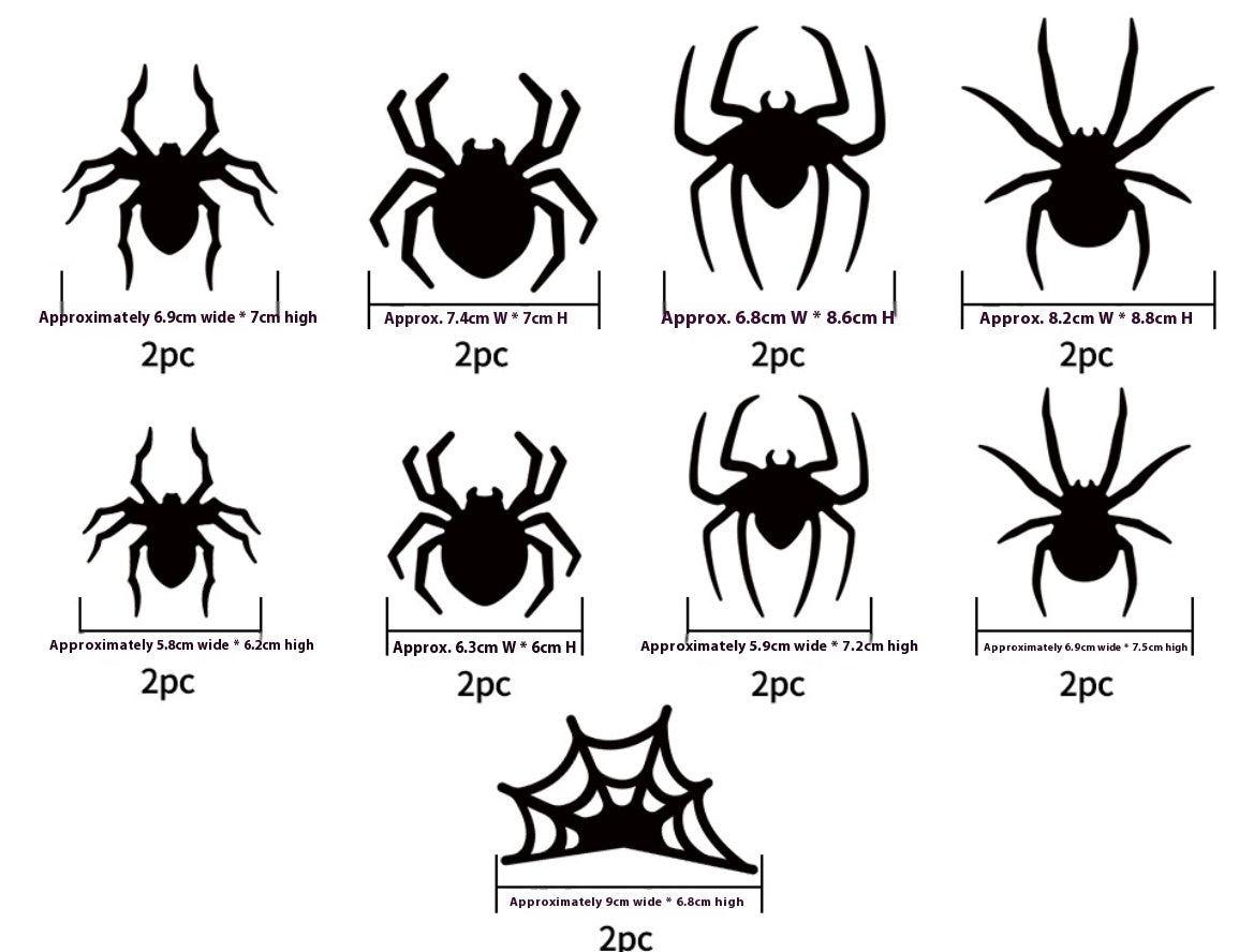 🎃Halloween 3D Spider Bat LED Ambiance Flashing Light👻