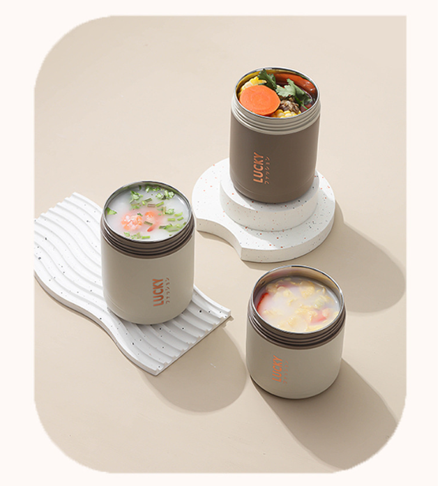 304 stainless steel dual-use breakfast cup Japanese style portable soy milk milk cup insulated soup pot, limited time 30% off