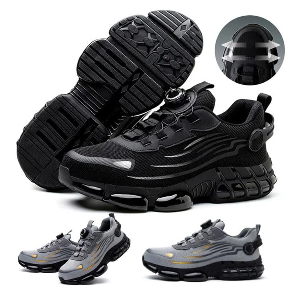👷Safety shoes with dial closure | Impact-resistant and puncture-proof ⚡Lightweight and breathable