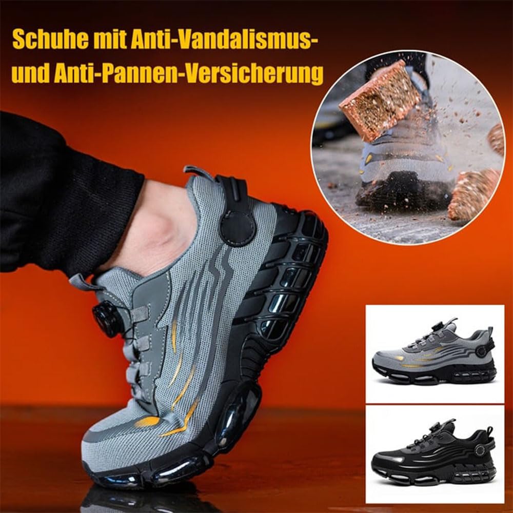 👷Safety shoes with dial closure | Impact-resistant and puncture-proof ⚡Lightweight and breathable