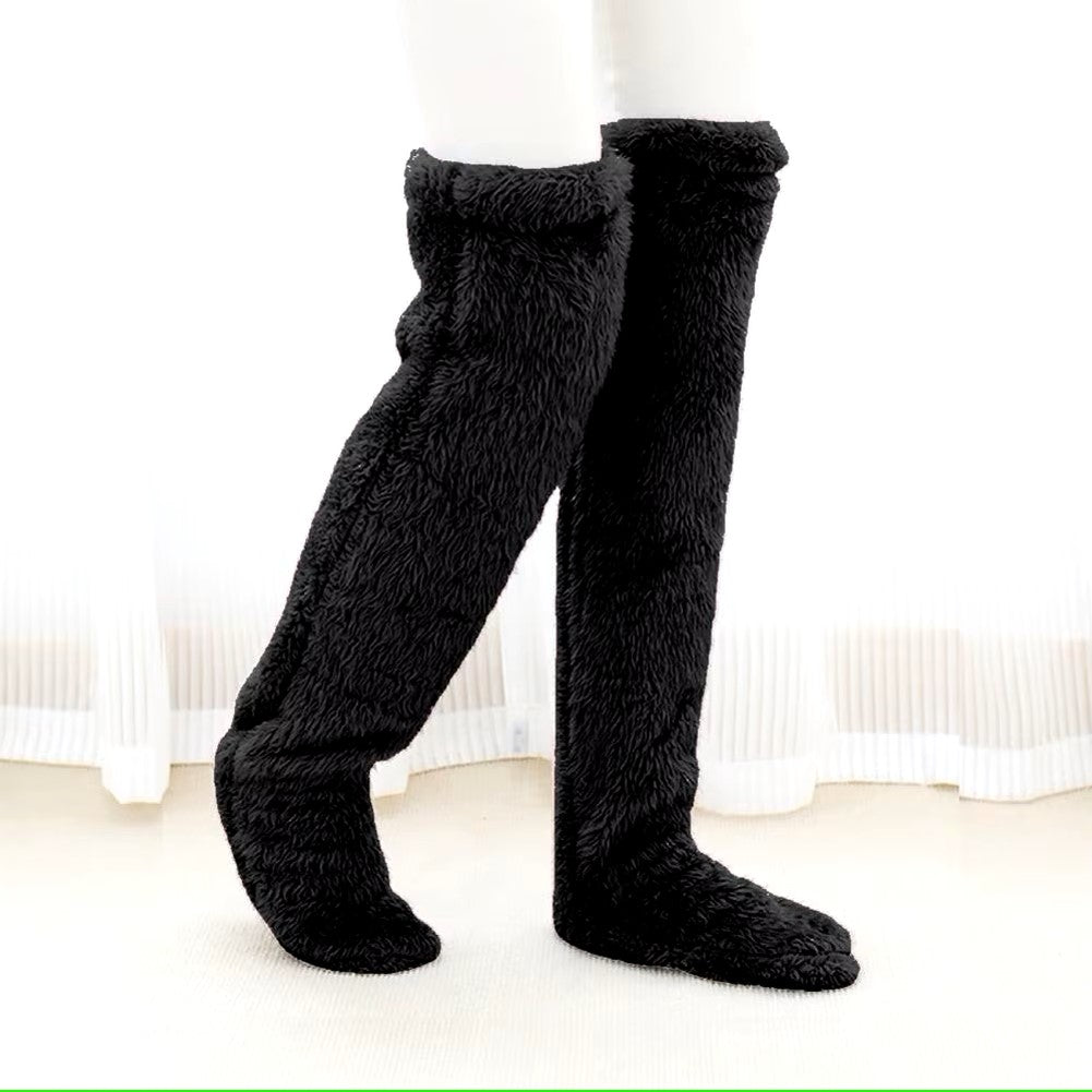 ❄️ Super soft plush socks, warm and comfortable, a must-have at home!