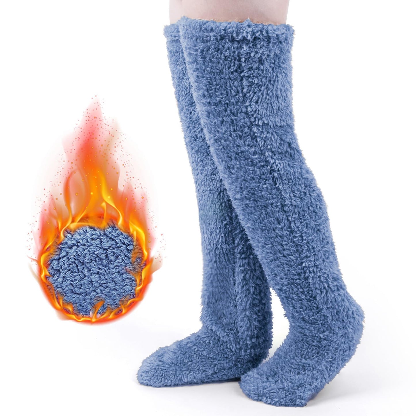 ❄️ Super soft plush socks, warm and comfortable, a must-have at home!