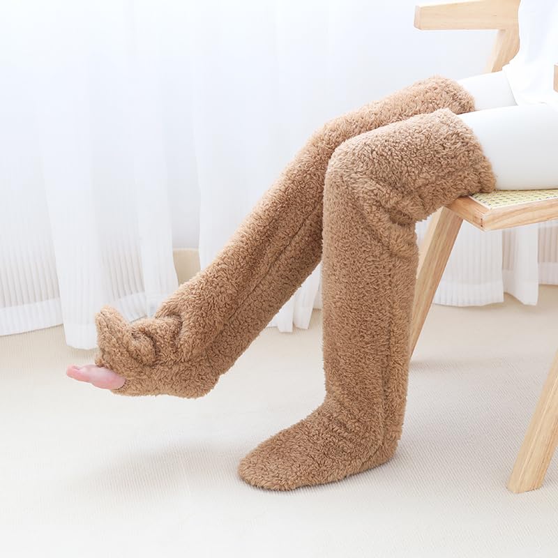❄️ Super soft plush socks, warm and comfortable, a must-have at home!
