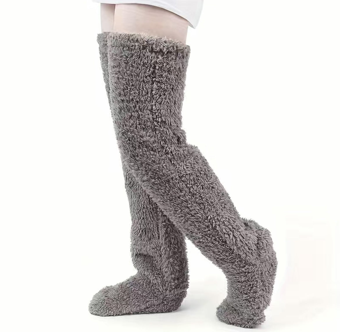 ❄️ Super soft plush socks, warm and comfortable, a must-have at home!