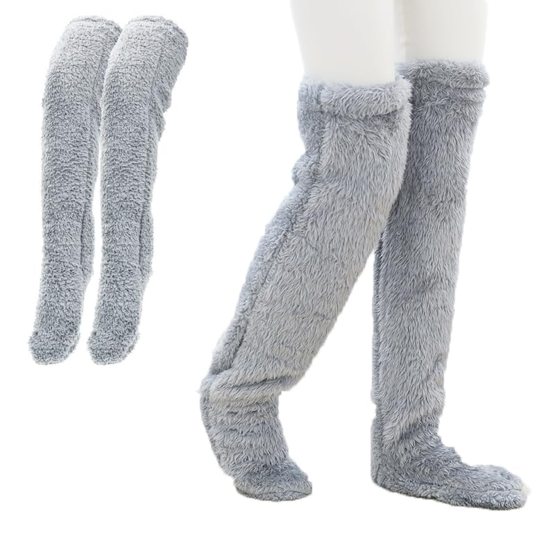 ❄️ Super soft plush socks, warm and comfortable, a must-have at home!