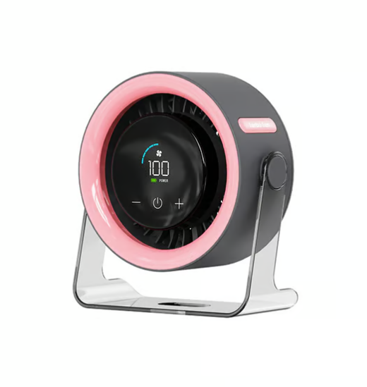 Powerful and silent desktop fan đ¨ Rechargeable ¡ Smart digital display ¡ 100 wind speed levels