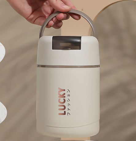 304 stainless steel dual-use breakfast cup Japanese style portable soy milk milk cup insulated soup pot, limited time 30% off