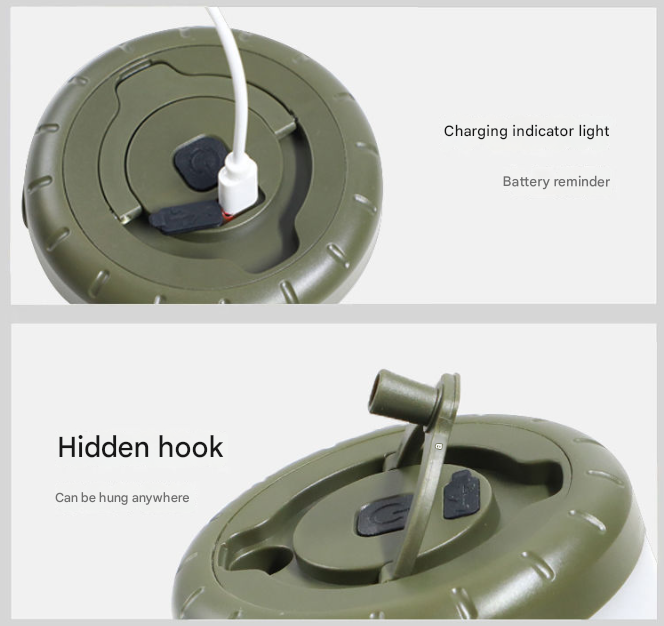 ✨ Tape measure atmosphere light · Rechargeable color string light · Camping essential