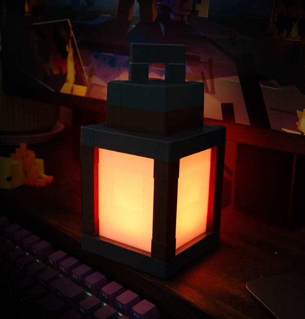 Minecraft glowing lantern night light