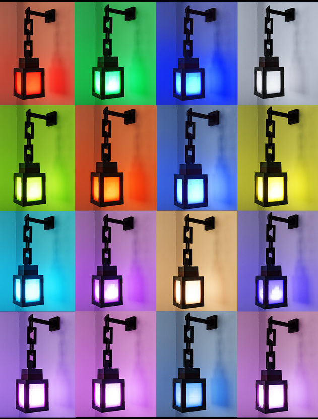Minecraft glowing lantern night light