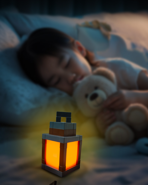 Minecraft glowing lantern night light