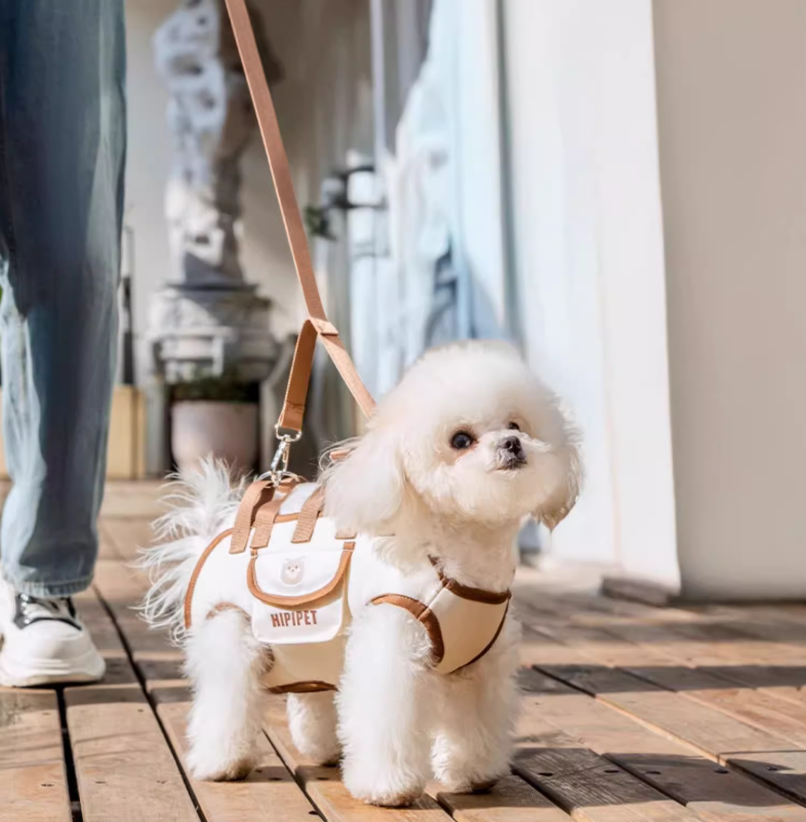 🐶Outdoor portable breathable pet traction backpack hand-carry crossbody