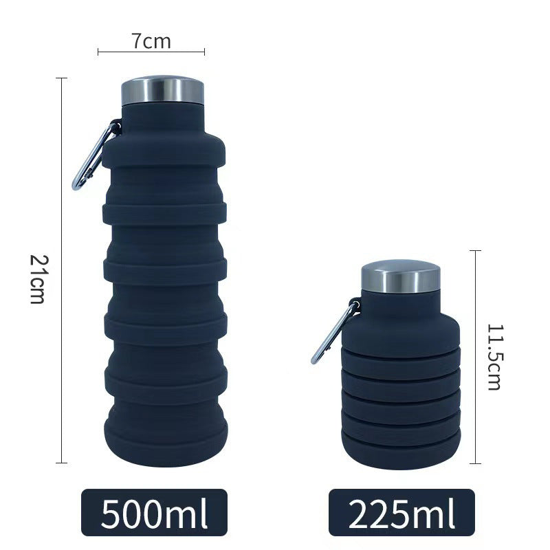 šHot Saleš„š„Silicone foldable water bottle ā Ideal for sports. travel & outdoor ā Reusable & BPA-free