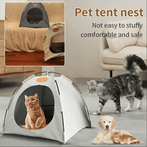 Pet tent nest, lightweight, foldable, comfortable and breathable