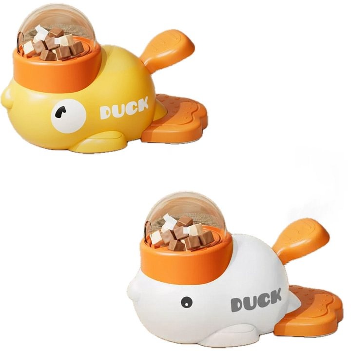 Duck snack dispenser🐾slow food anti-swallowing bowl, suitable for healthy eating and IQ training