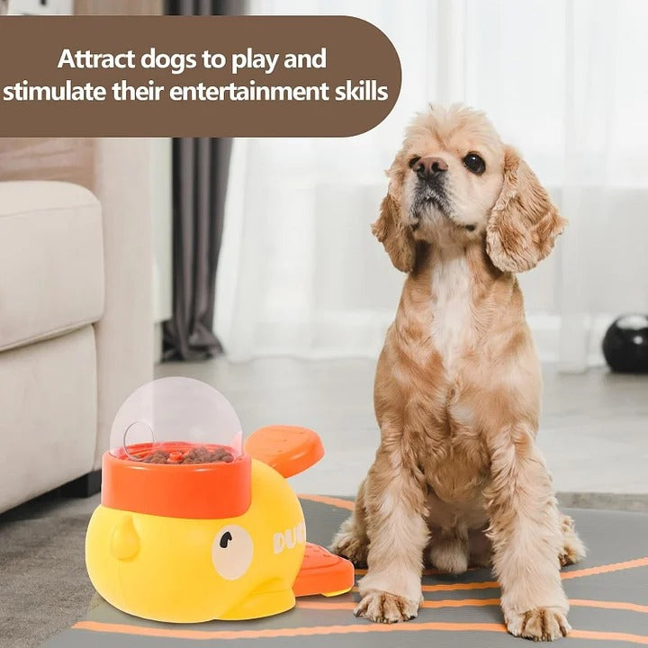 Duck snack dispenser🐾slow food anti-swallowing bowl, suitable for healthy eating and IQ training