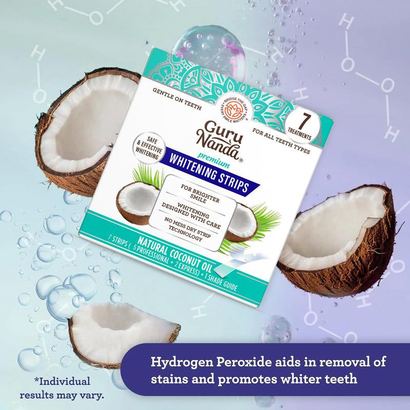 🥥Coconut Oil Mint Whitening Strips! Special Offer: 3 Boxes