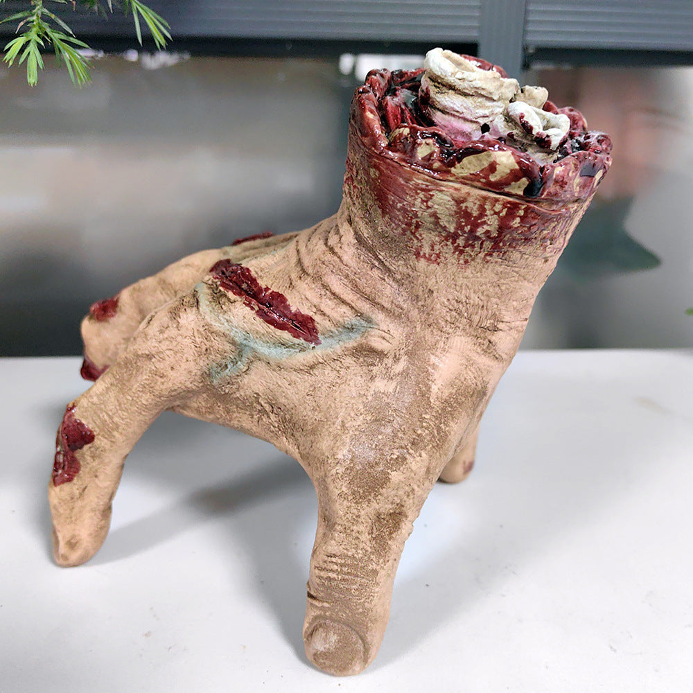 🎉Hot Sale✨Halloween Electric Voice Control Severed Hand Props👻