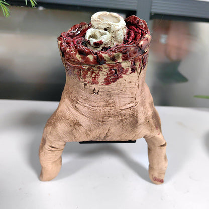 🎉Hot Sale✨Halloween Electric Voice Control Severed Hand Props👻