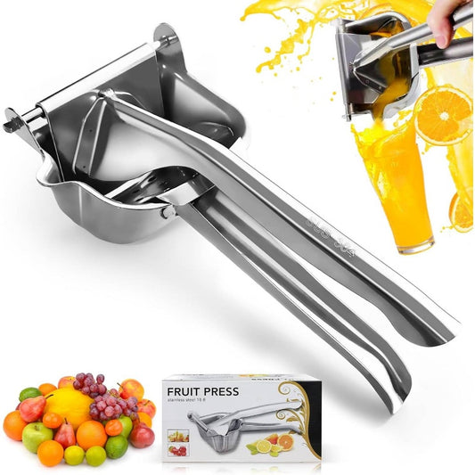 🍹Stainless steel manual juicer – durable and portable, quick juicing, easy to enjoy fresh juice