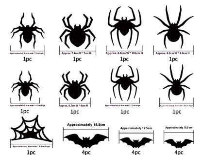 🎃Halloween 3D Spider Bat LED Ambiance Flashing Light👻