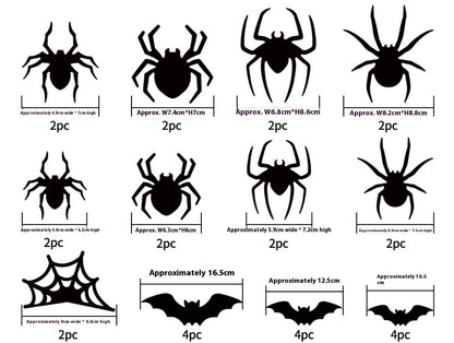 🎃Halloween 3D Spider Bat LED Ambiance Flashing Light👻