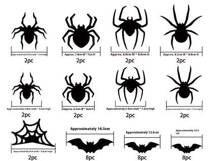 🎃Halloween 3D Spider Bat LED Ambiance Flashing Light👻