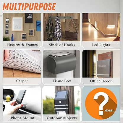 ✨✨Extra Large Double Sided Tape. Clear & Tough Nano Tape. Multipurpose Mounting Tape
