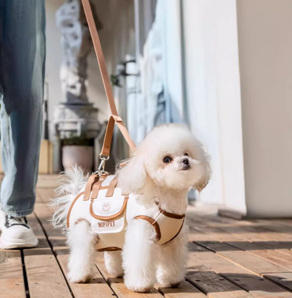 🐶Outdoor portable breathable pet traction backpack hand-carry crossbody