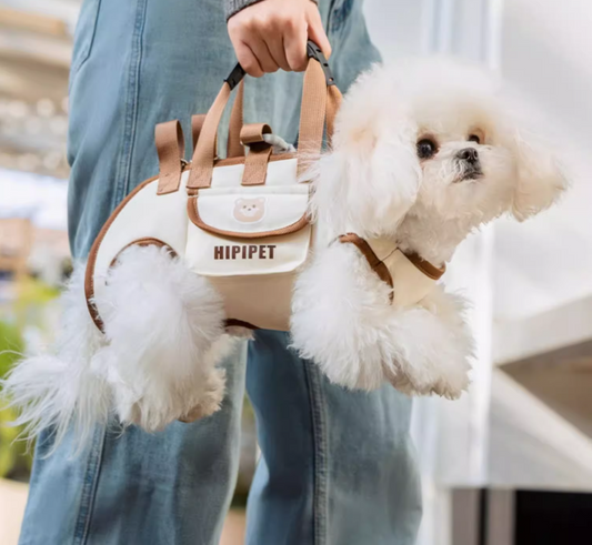 🐶Outdoor portable breathable pet traction backpack hand-carry crossbody