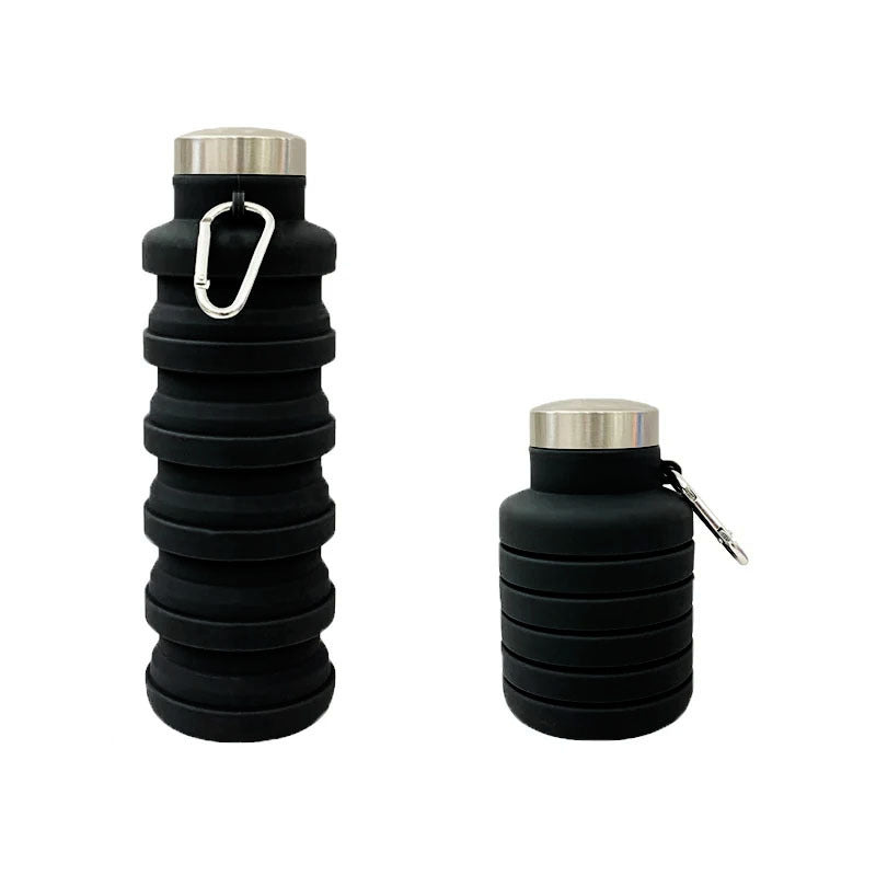 🏆Hot Sale🔥🔥Silicone foldable water bottle – Ideal for sports. travel & outdoor – Reusable & BPA-free