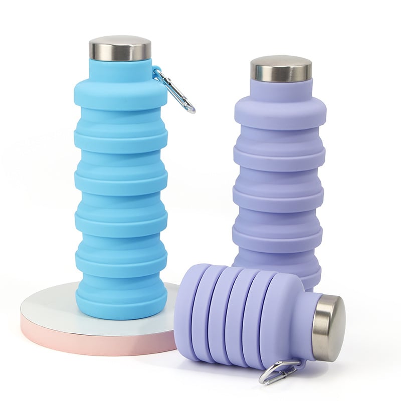 🏆Hot Sale🔥🔥Silicone foldable water bottle – Ideal for sports. travel & outdoor – Reusable & BPA-free