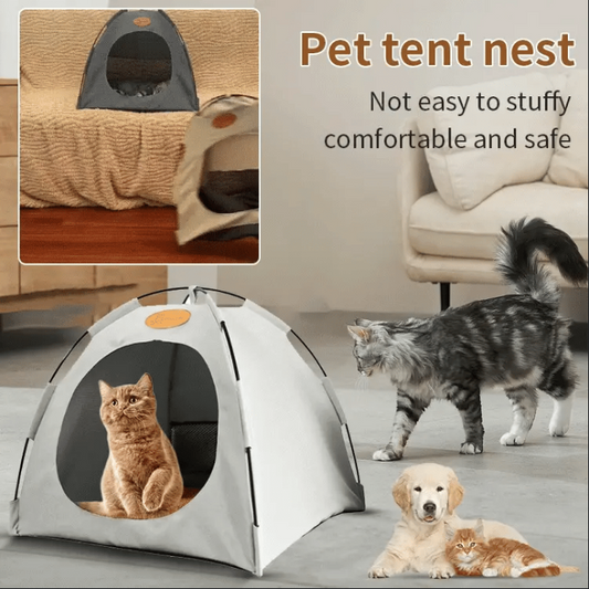Pet tent nest, lightweight, foldable, comfortable and breathable